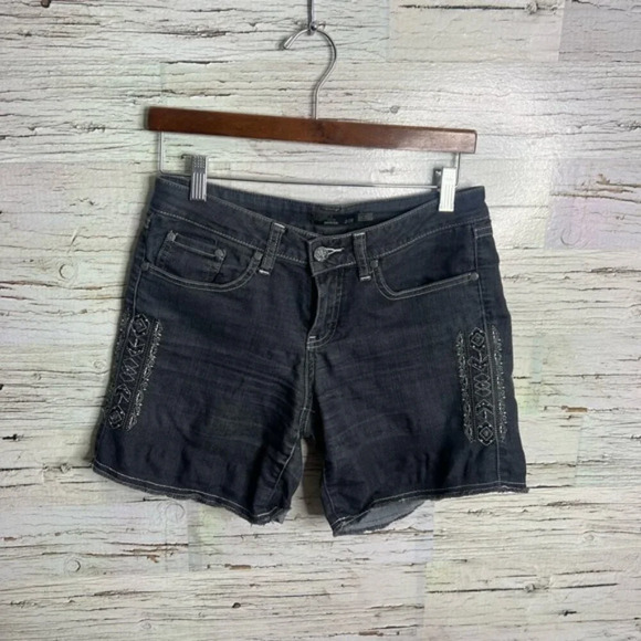Prana Women's Shorts size 2/26 denim jean - Picture 1 of 6